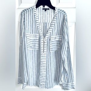 Pinstriped Blouse